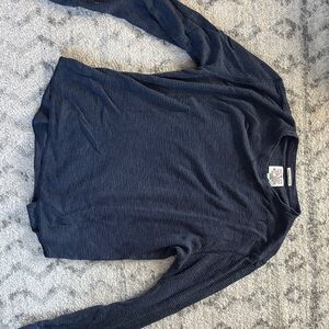 Lucky Brand Dark Blue Long Sleeve Tee
